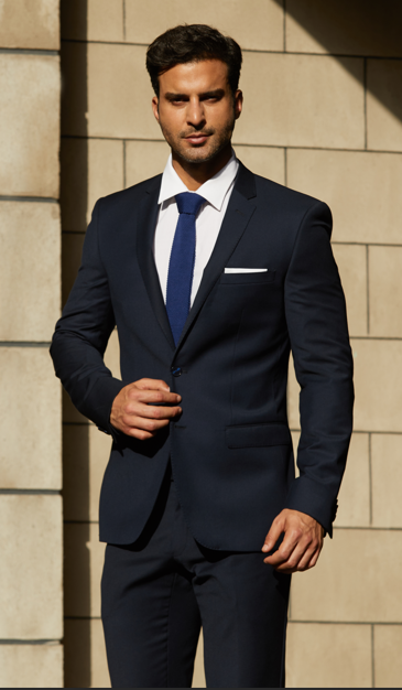 Bruton DAVID T11 Navy Suit